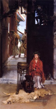  dem - der Weg zum Tempel Sir Lawrence Alma Tadema romantische
